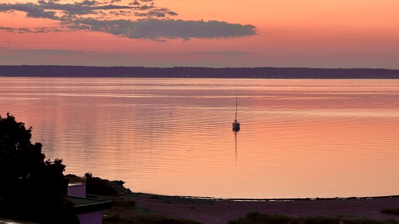 Solopgang over �resund, 20/7 2025 kl. 04:43