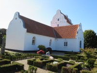 Højby kirke. Foto 18/9 2020