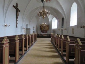 Kirkerummet set mod �st