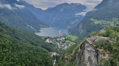 Udsigt fra Flydalsjuvet