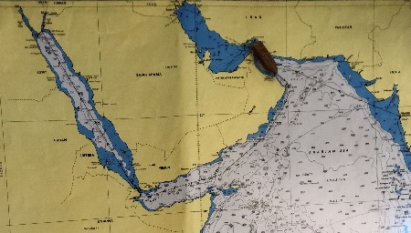 Kort over Arabian Sea