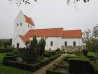 Rårup kirke. Foto 19/10 2021.