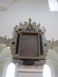Epitaf opsat af Peder Goische † 1722