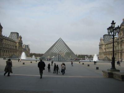 Glaspyramiden ved Louvre